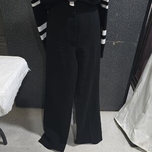 H&M Black Wide-Leg Women's Pants